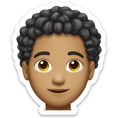 lightskin boy with dreads  sticker