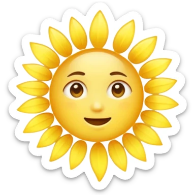 Sunlight light just light not sun sticker