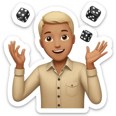 Şans hareketi sticker