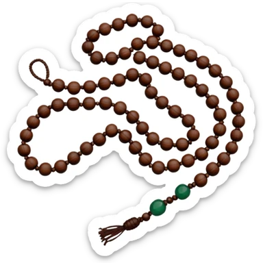 islam tasbih beads sticker