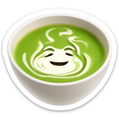 Matcha latte  sticker