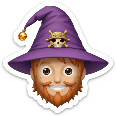 chopper one piece Wizard sticker