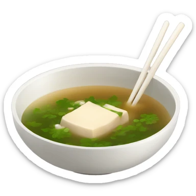 miso soup sticker