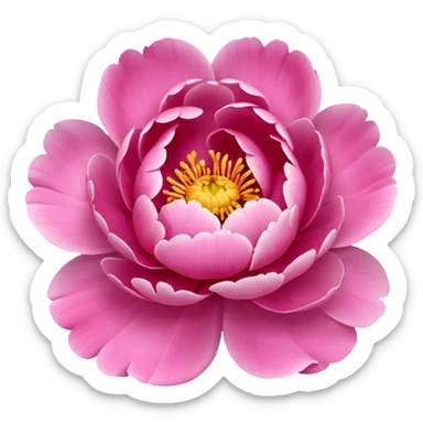 Peonies sticker