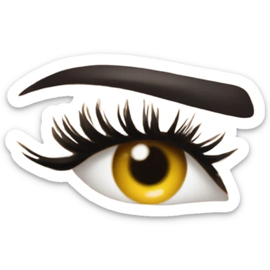 Lashes sticker