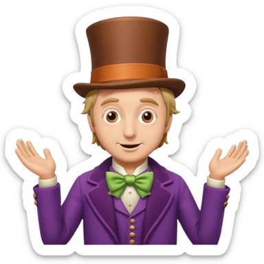 Willy wonka 200 sticker