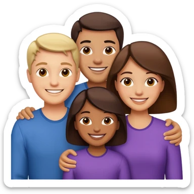Eigene Familienbild sticker