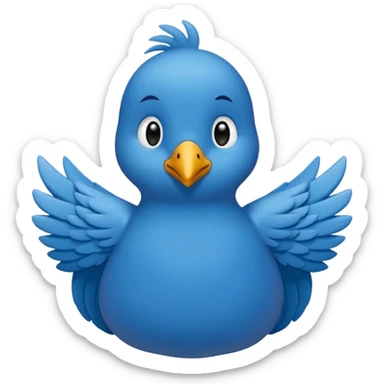 Un bebe oiseau mignon sticker