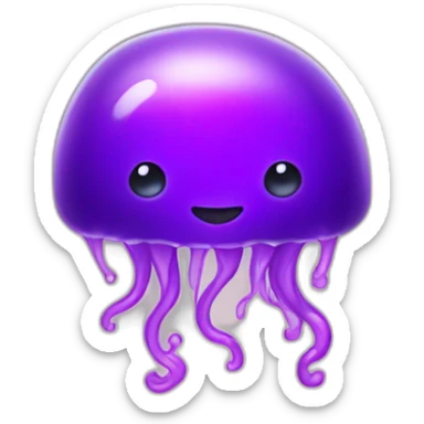purple jellyfsih sticker