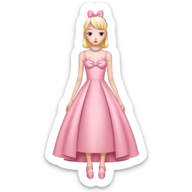 miu miu couture dress pink  sticker