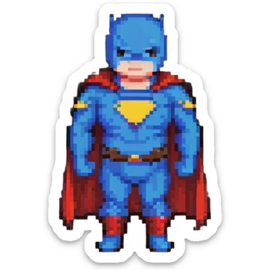 superhero sticker