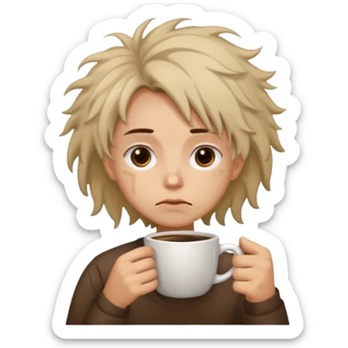 good morning oh no its monday coffeeee sticker