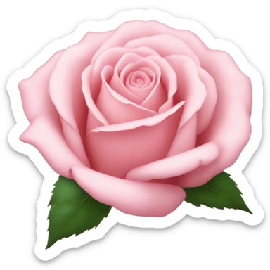 Light pink rose sticker