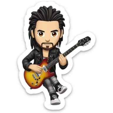 tom kaulitz guitariste du groupe tokio hotel sticker