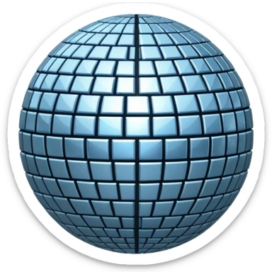 esfera de discoteca sticker