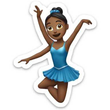 Une danseuse étoile sticker