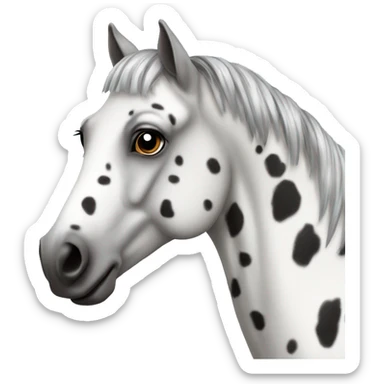 Appaloosa horse sticker