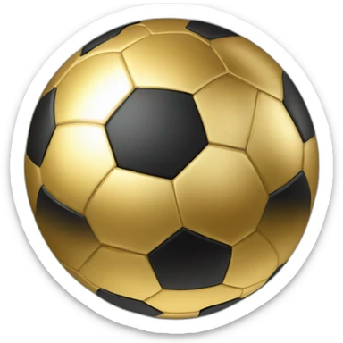France football golden ball sticker