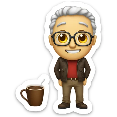 чашка кофе sticker