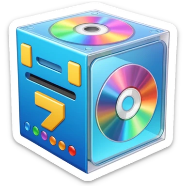 jeux ordinateur physique, CD, boite de jeux sticker