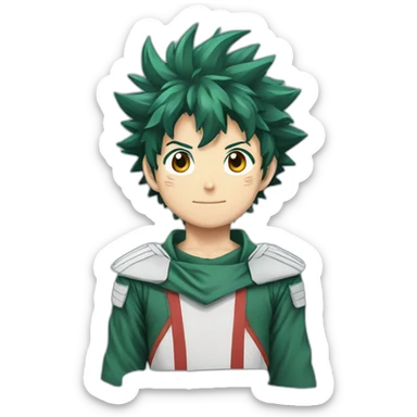 Izuku midoriya sticker