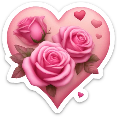 Happy Saint valentine day aesthetic pink sticker