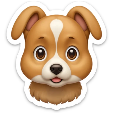 Chien choqué  sticker