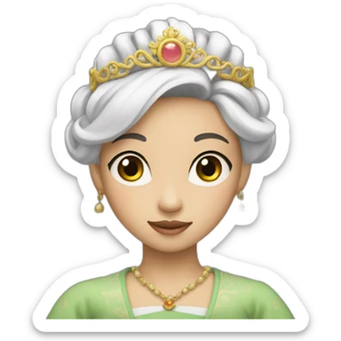 asian-princess sticker