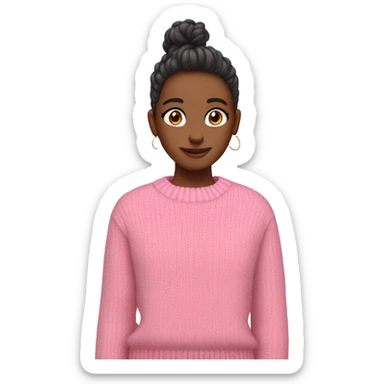 Pink laptopPink Sweater sticker