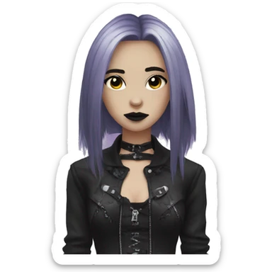 goth femboy sticker