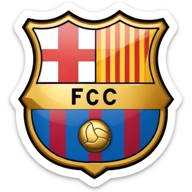 Barcelona FC значок команды sticker