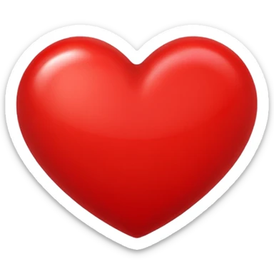 Minimalist emoji icon, flat design, simple clean shape, solid color, vector style, high contrast, white background, transparent background, no text. Designed to be clear and visible at very small size (32x32 pixels). Example: [bolinha colorida / seta / estrela / coração] sticker