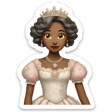 Princess shabby chic  sticker