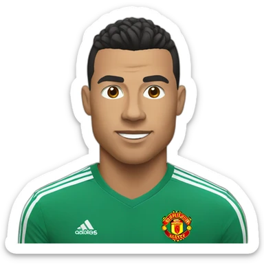 ronaldo Manchester United sticker
