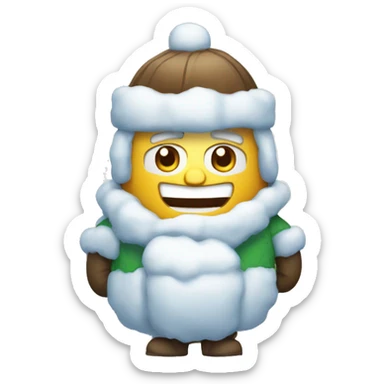 copo de nieve sticker