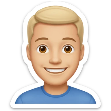 happy man yeah sticker