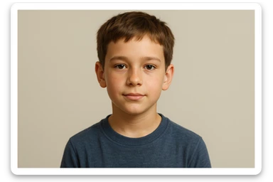 yosh bolani tasvirlab ber 10 11 yoshli orqa fonda hech narsa bo'lmasin

 sticker