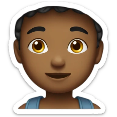 Tismey boy yet a satin bonnet sticker