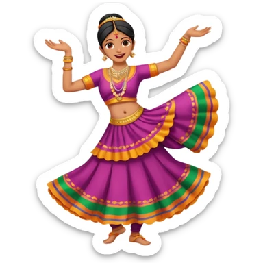 Índia dançando sticker