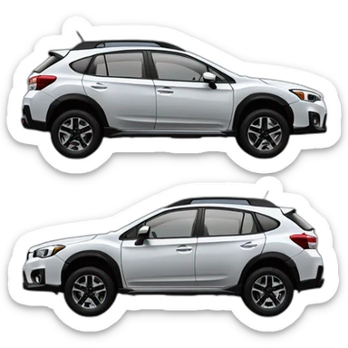 2018 Subaru crosstrek side shot sticker