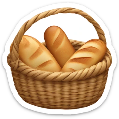 coquette basket with bread sticker