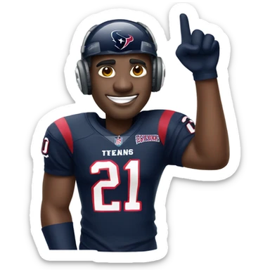 Houston Texans Fan sticker