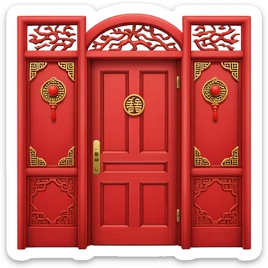 traditional Chinese door sticker
