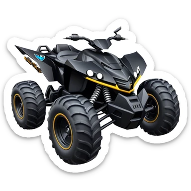 batmobile atv raptor 700 sticker