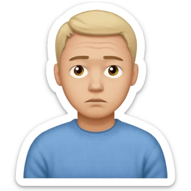 I miss my family so much man ligh sticker