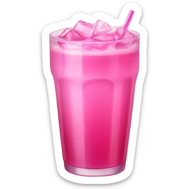 Pink drink sticker