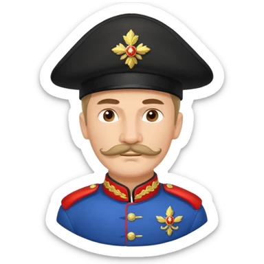 Russian Empire cossack sticker