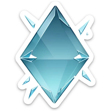 Broken Glass sticker