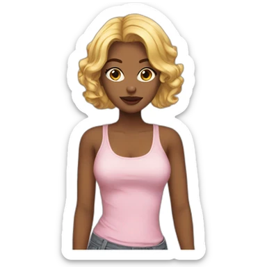 hottiest-girl sticker