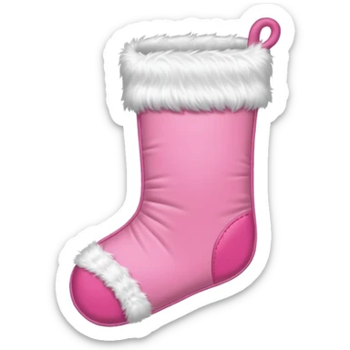 Pink cristmas sticker
